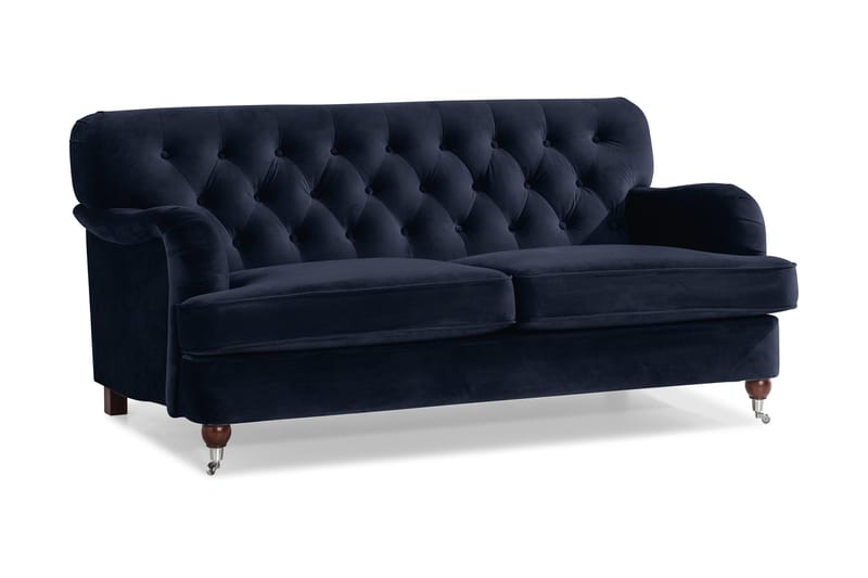 Howard Riviera 2-seters Fløyelssofa - Blå - Møbler - Sofaer - Howard sofa