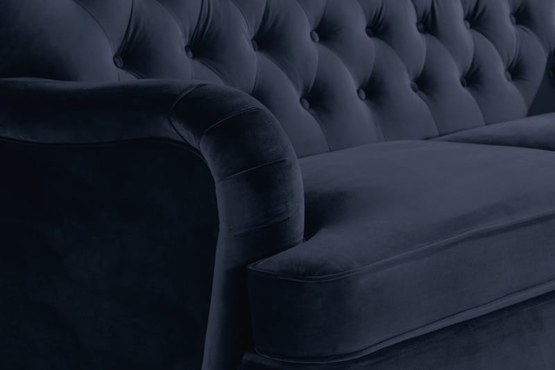 Howard Riviera 2-seters Fløyelssofa - Blå - Møbler - Sofaer - Howard sofa