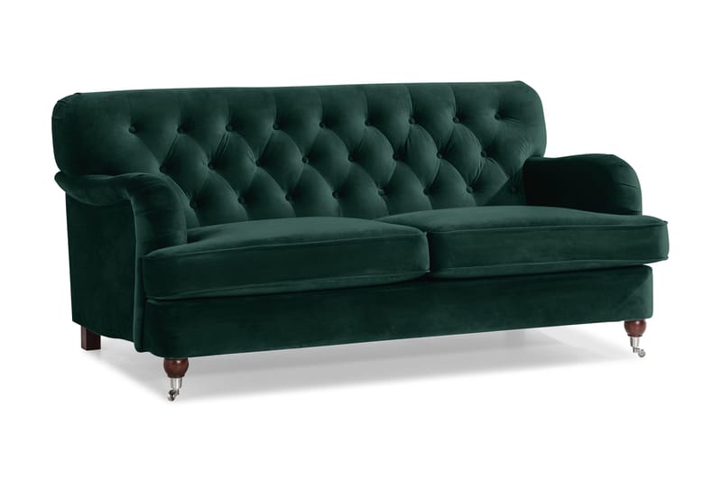 Howard Riviera 2-seters Fløyelssofa - Grønn - Møbler - Sofaer - Howard sofa