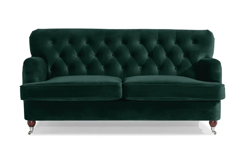 Howard Riviera 2-seters Fløyelssofa - Grønn - Møbler - Sofaer - Howard sofa