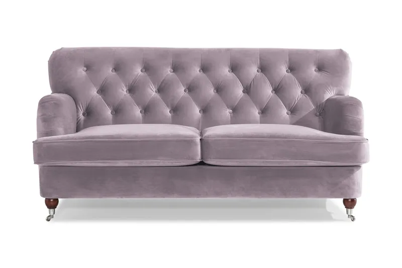 Howard Riviera 2-seters Fløyelssofa - Lilla - Møbler - Sofaer - Howard sofa