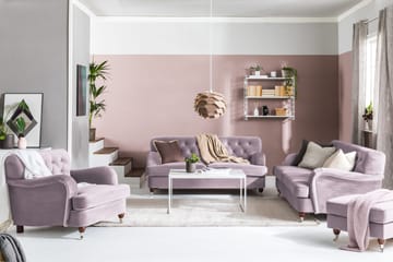 Howard Riviera 2-seters Fløyelssofa - Lilla - Møbler - Sofaer - Howard sofa