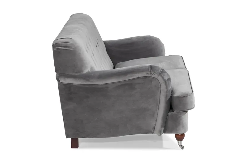 Howard Riviera 2-seters Fløyelssofa - Lys grå - Møbler - Sofaer - Howard sofa