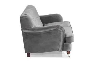 Howard Riviera 2-seters Fløyelssofa - Lys grå - Møbler - Sofaer - Howard sofa