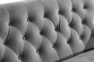 Howard Riviera 2-seters Fløyelssofa - Lys grå - Møbler - Sofaer - Howard sofa