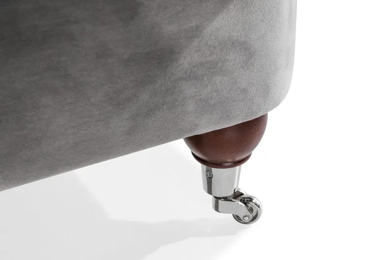 Howard Riviera 2-seters Fløyelssofa - Lys grå - Møbler - Sofaer - Howard sofa