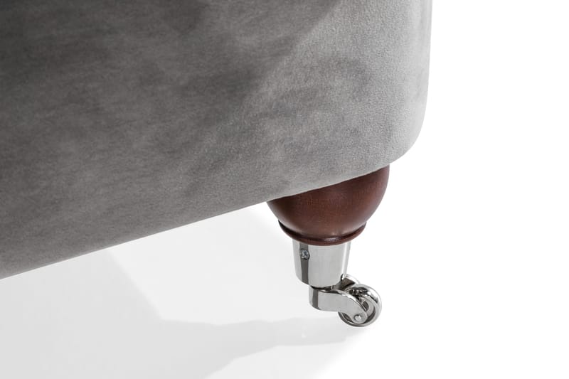 Howard Riviera 2-seters Fløyelssofa - Lys grå - Møbler - Sofaer - Howard sofa