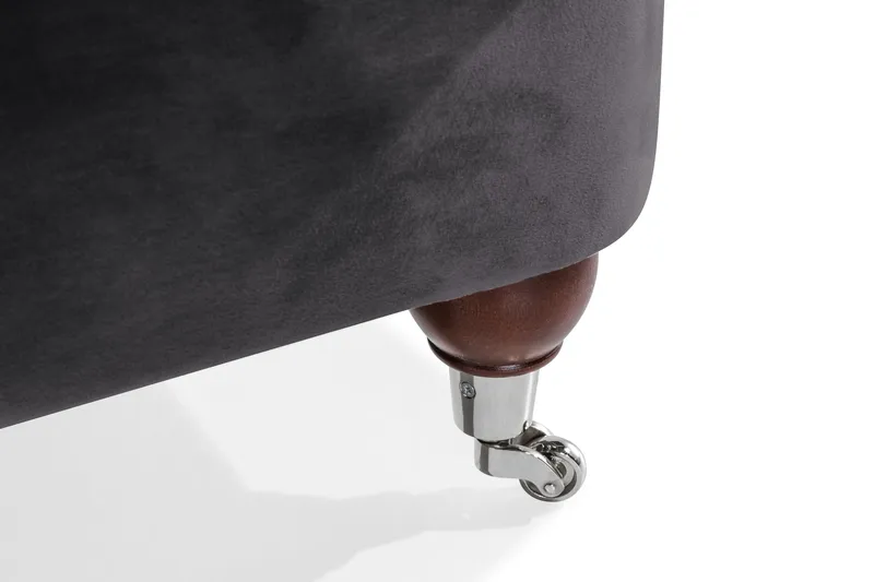 Howard Riviera 2-seters Fløyelssofa - Mørk grå - Møbler - Sofaer - Howard sofa