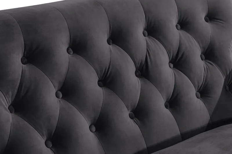 Howard Riviera 2-seters Fløyelssofa - Mørk grå - Møbler - Sofaer - Howard sofa