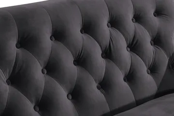 Howard Riviera 2-seters Fløyelssofa - Mørk grå - Møbler - Sofaer - Howard sofa