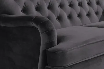 Howard Riviera 2-seters Fløyelssofa - Mørk grå - Møbler - Sofaer - Howard sofa