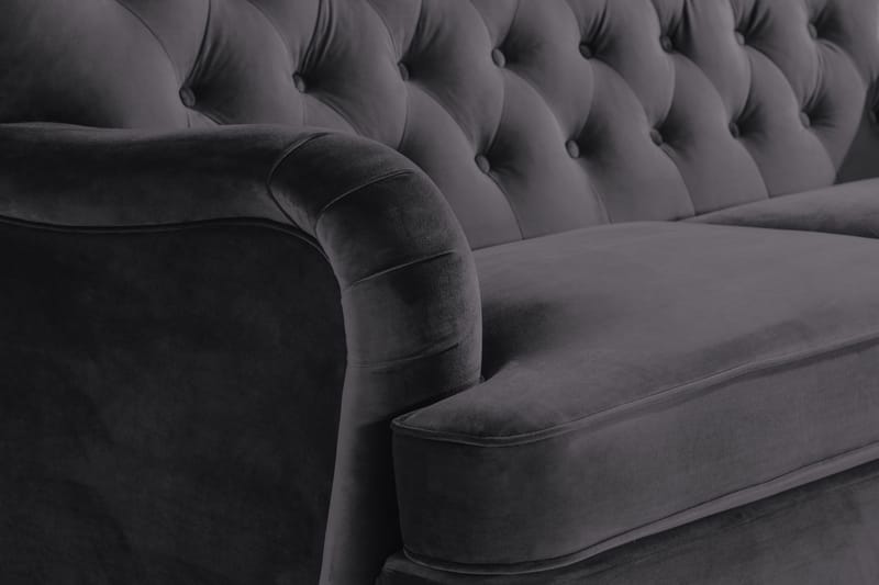 Howard Riviera 2-seters Fløyelssofa - Mørk grå - Møbler - Sofaer - Howard sofa