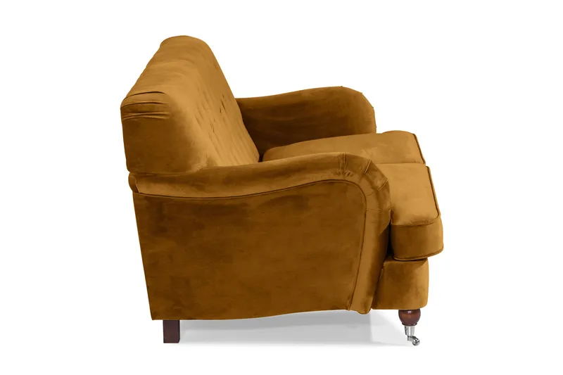 Howard Riviera 2-seters Fløyelssofa - Mørk gul - Møbler - Sofaer - Howard sofa