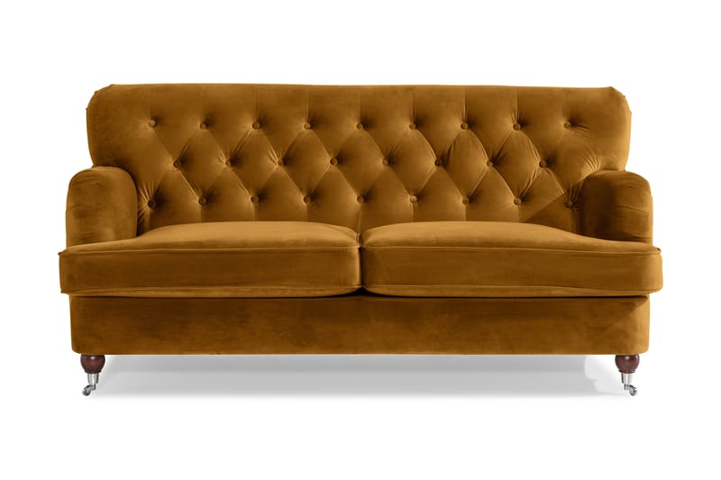Howard Riviera 2-seters Fløyelssofa - Mørk gul - Møbler - Sofaer - Howard sofa