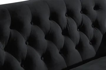 Howard Riviera 2-seters Fløyelssofa - Svart - Møbler - Sofaer - Howard sofa