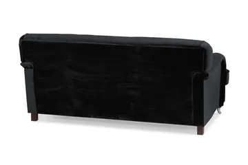 Howard Riviera 2-seters Fløyelssofa - Svart - Møbler - Sofaer - Howard sofa