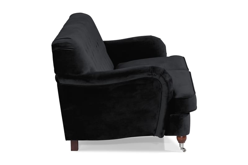 Howard Riviera 2-seters Fløyelssofa - Svart - Møbler - Sofaer - Howard sofa