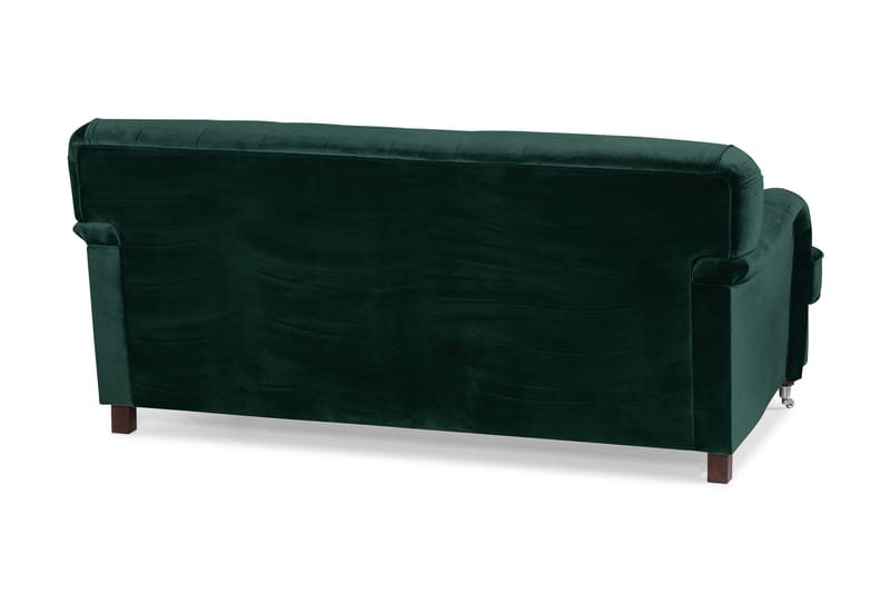 Howard Riviera 2-seters Sofa Fløyel - Mørkegrønn - Fløyel sofaer - 2 seter sofa - Howard sofa