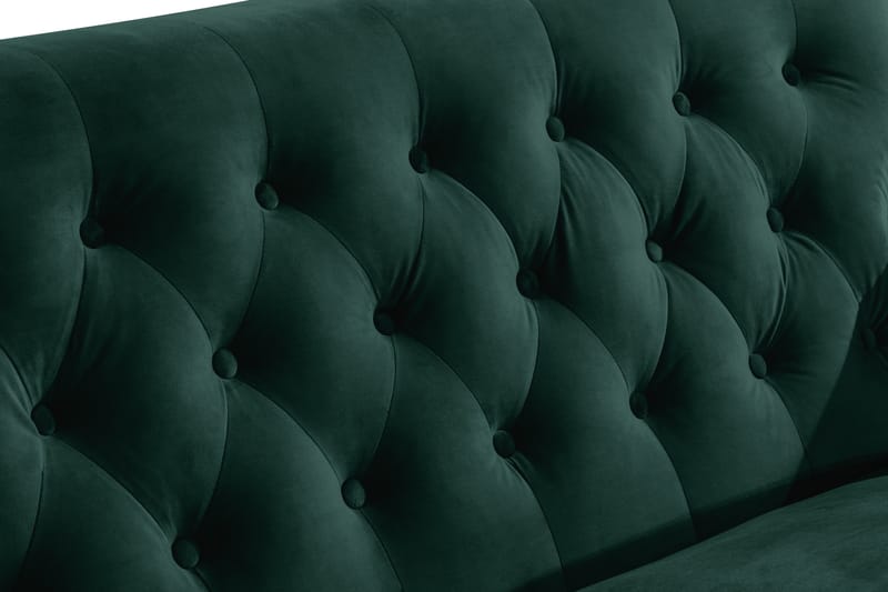 Howard Riviera 2-seters Sofa Fløyel - Mørkegrønn - Howard sofa - Fløyel sofaer - 2 seter sofa