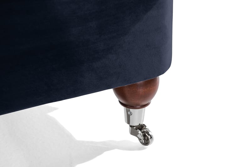 Howard Riviera 3-seters Fløyelssofa - Blå - Møbler - Sofaer - Howard sofa