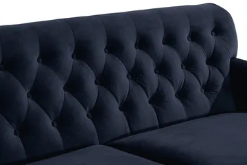 Howard Riviera 3-seters Fløyelssofa - Blå - Møbler - Sofaer - Howard sofa