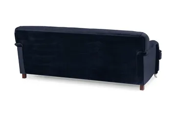 Howard Riviera 3-seters Fløyelssofa - Blå - Møbler - Sofaer - Howard sofa