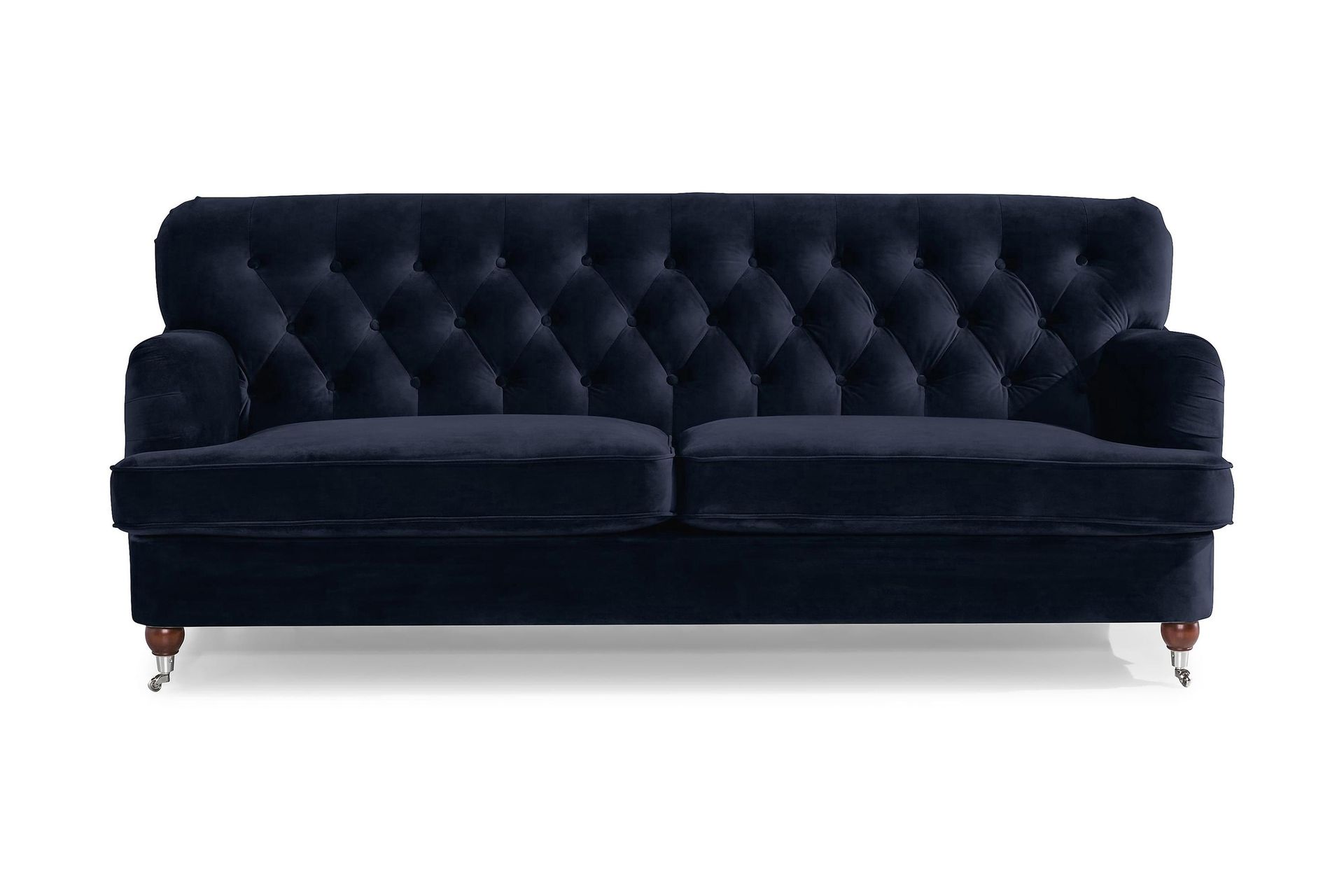 Howard Riviera 3-seters Fløyelssofa - Blå - Møbler - Sofaer - Howard sofa