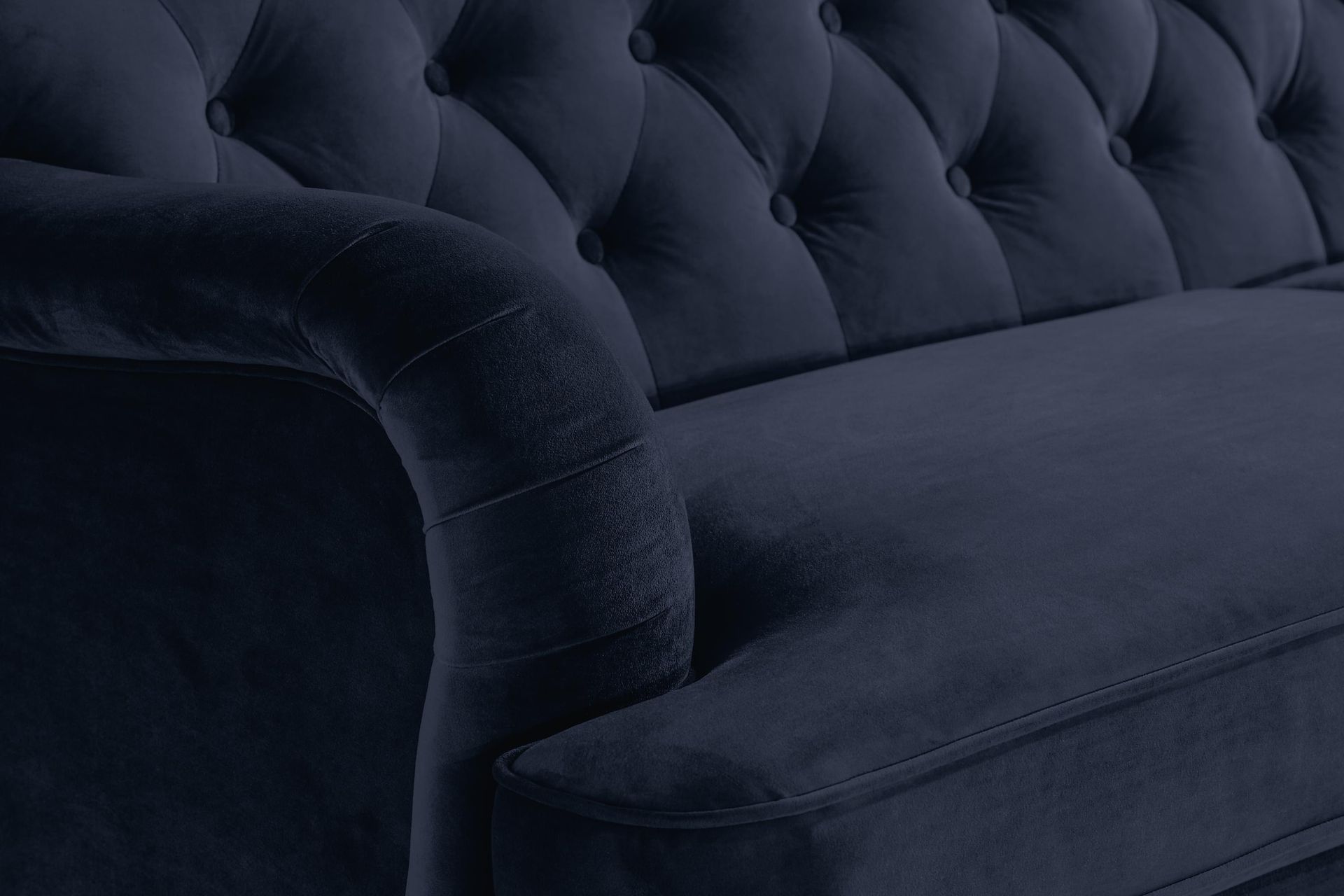 Howard Riviera 3-seters Fløyelssofa - Blå - Møbler - Sofaer - Howard sofa