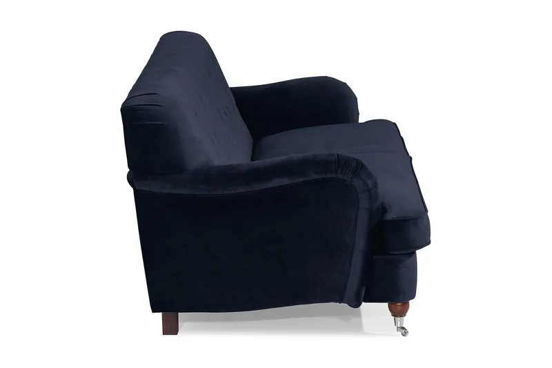 Howard Riviera 3-seters Fløyelssofa - Blå - Møbler - Sofaer - Howard sofa
