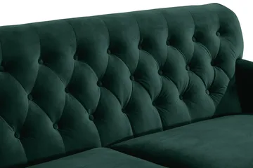 Howard Riviera 3-seters Fløyelssofa - Grønn - Møbler - Sofaer - Howard sofa