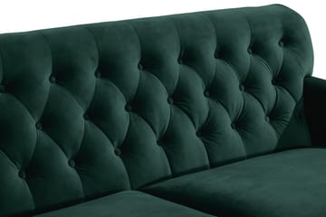 Howard Riviera 3-seters Fløyelssofa - Grønn - Møbler - Sofaer - Howard sofa