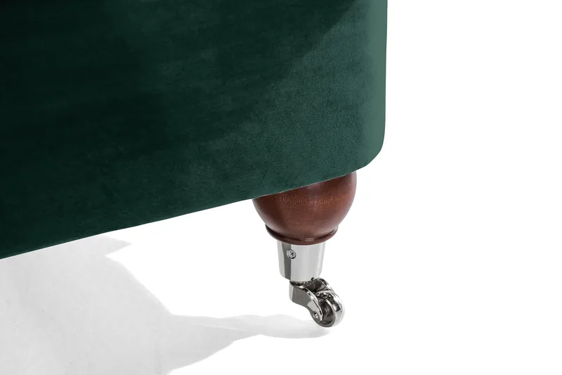 Howard Riviera 3-seters Fløyelssofa - Grønn - Møbler - Sofaer - Howard sofa