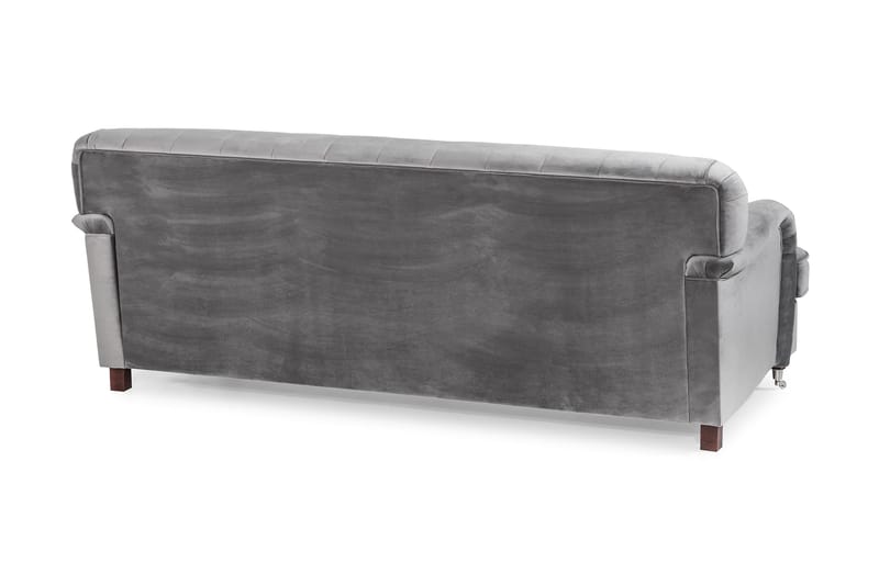 Howard Riviera 3-seters Fløyelssofa - Lys grå - Møbler - Sofaer - Howard sofa
