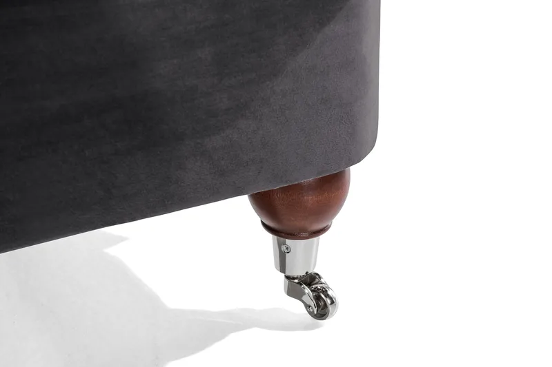 Howard Riviera 3-seters Fløyelssofa - Mørk grå - Møbler - Sofaer - Howard sofa