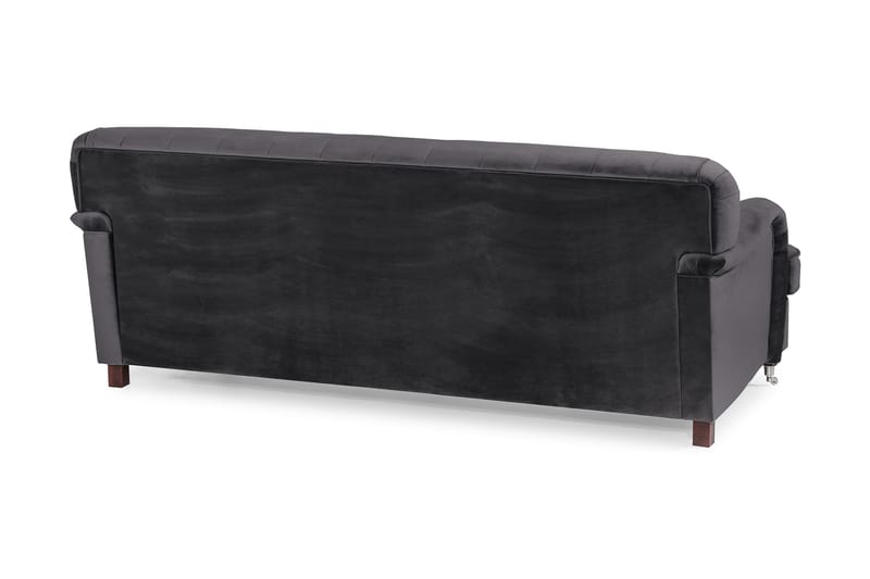 Howard Riviera 3-seters Fløyelssofa - Mørk grå - Møbler - Sofaer - Howard sofa