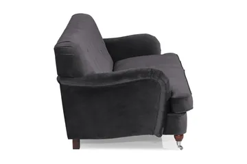 Howard Riviera 3-seters Fløyelssofa - Mørk grå - Møbler - Sofaer - Howard sofa