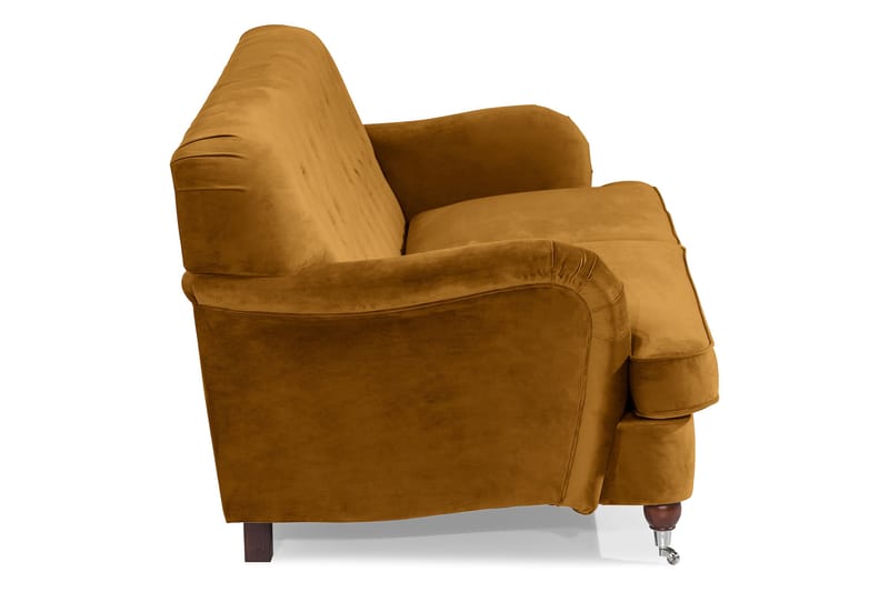Howard Riviera 3-seters Fløyelssofa - Mørk gul - Møbler - Sofaer - Howard sofa