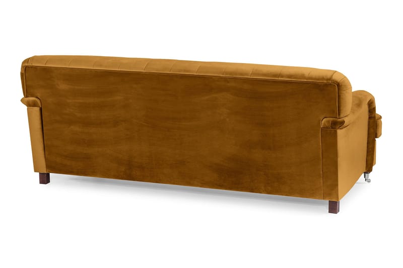 Howard Riviera 3-seters Fløyelssofa - Mørk gul - Møbler - Sofaer - Howard sofa
