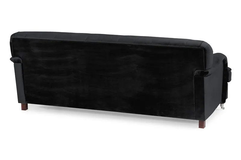 Howard Riviera 3-seters Fløyelssofa - Svart - Møbler - Sofaer - Howard sofa