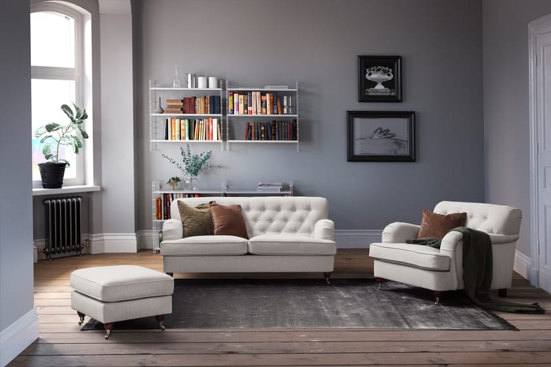 Howard Riviera 3-seters Stoffsofa - Lys grå - Møbler - Sofaer - Howard sofa