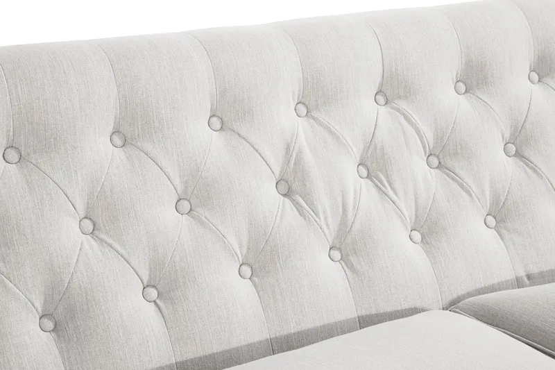 Howard Riviera 3-seters Stoffsofa - Lys grå - Møbler - Sofaer - Howard sofa