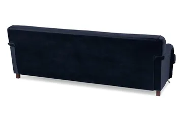 Howard Riviera 3-seters Svingt Fløyelssofa - Blå - Møbler - Sofaer - Howard sofa