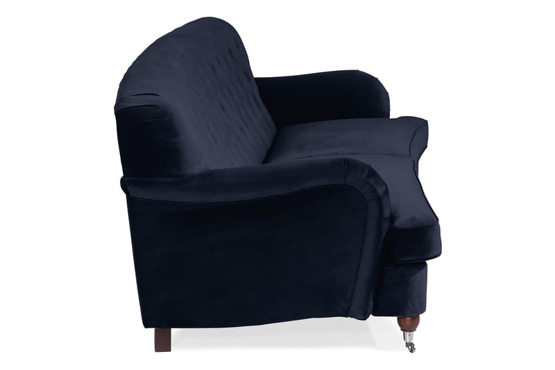 Howard Riviera 3-seters Svingt Fløyelssofa - Blå - Møbler - Sofaer - Howard sofa