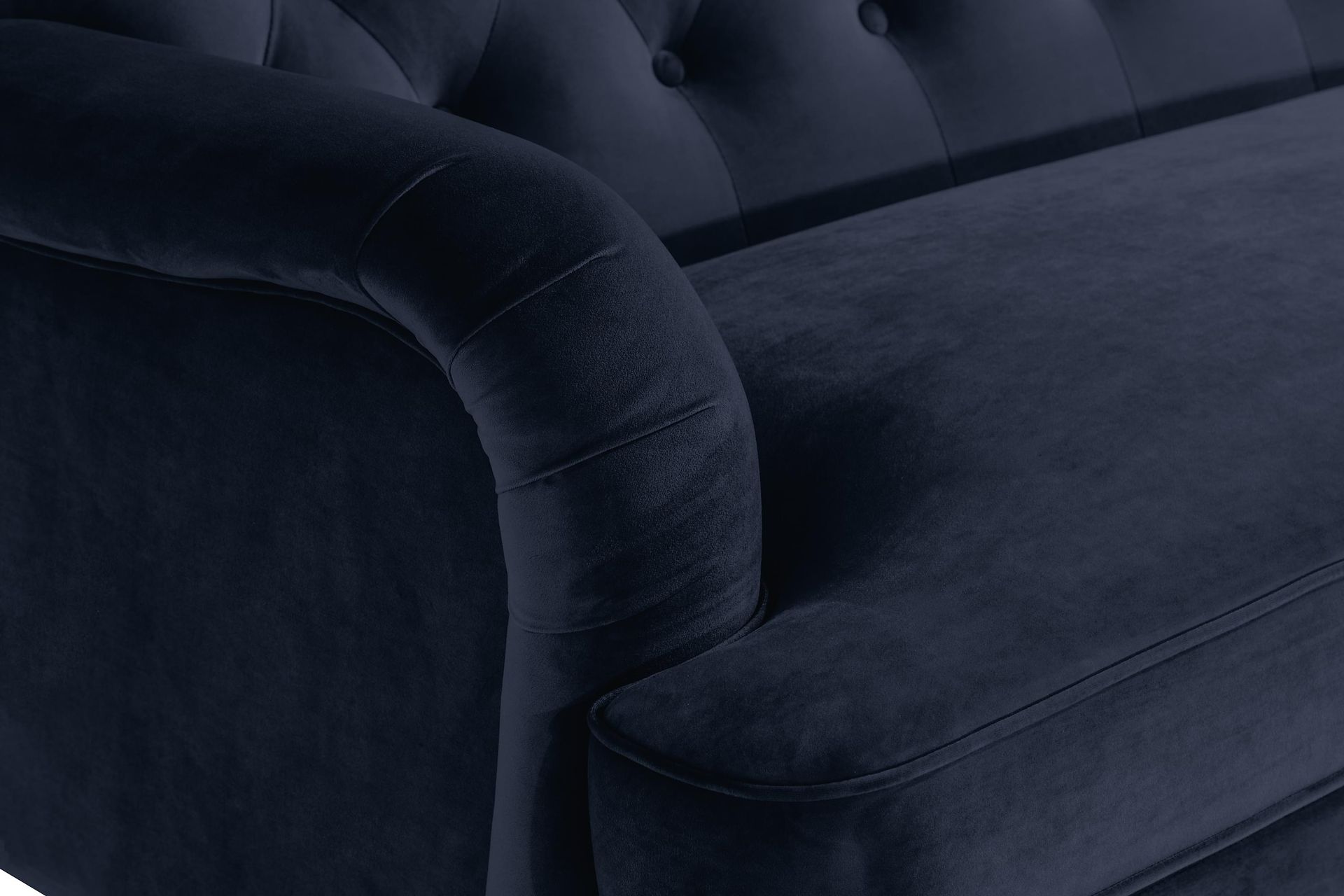 Howard Riviera 3-seters Svingt Fløyelssofa - Blå - Møbler - Sofaer - Howard sofa