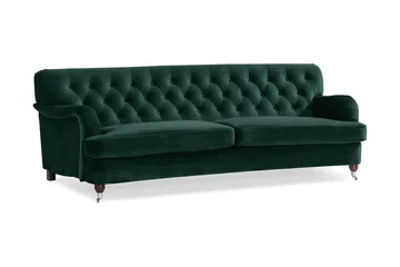 Howard Riviera 3-seters Svingt Fløyelssofa - Grønn - Møbler - Sofaer - Howard sofa