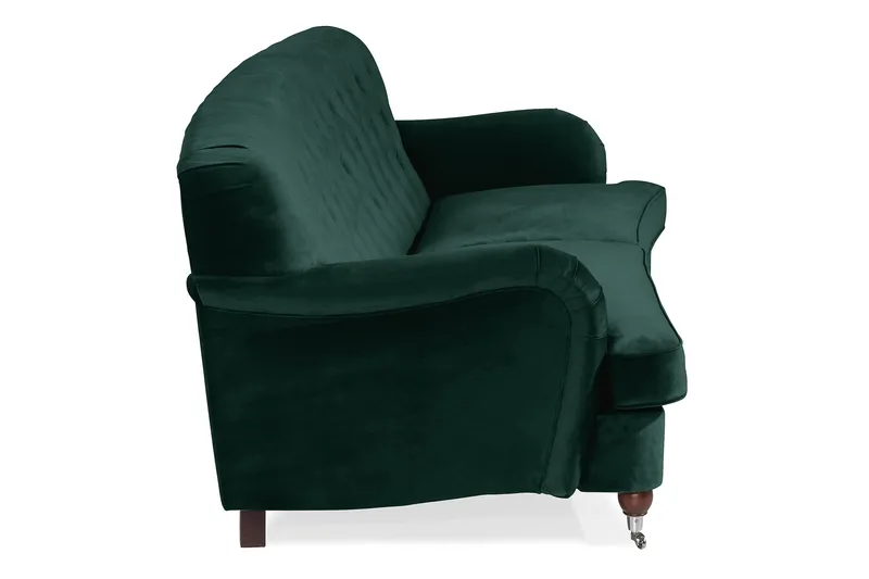 Howard Riviera 3-seters Svingt Fløyelssofa - Grønn - Møbler - Sofaer - Howard sofa