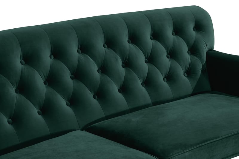 Howard Riviera 3-seters Svingt Fløyelssofa - Grønn - Møbler - Sofaer - Howard sofa