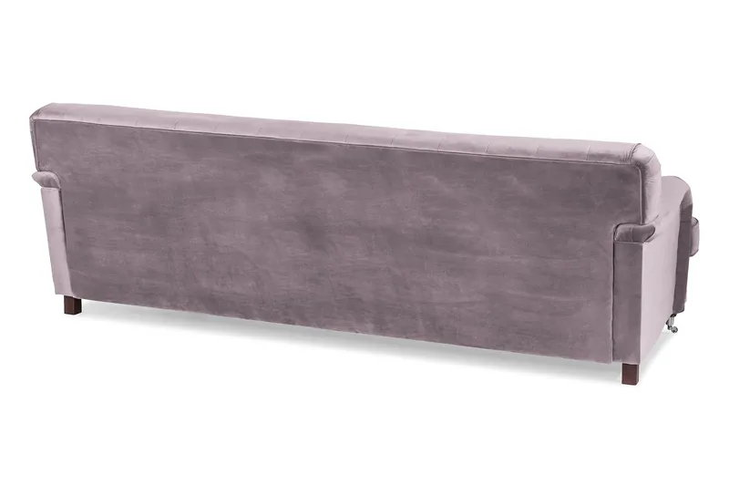 Howard Riviera 3-seters Svingt Fløyelssofa - Lilla - Møbler - Sofaer - Howard sofa