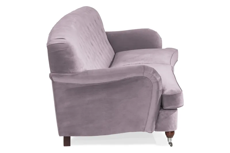 Howard Riviera 3-seters Svingt Fløyelssofa - Lilla - Møbler - Sofaer - Howard sofa