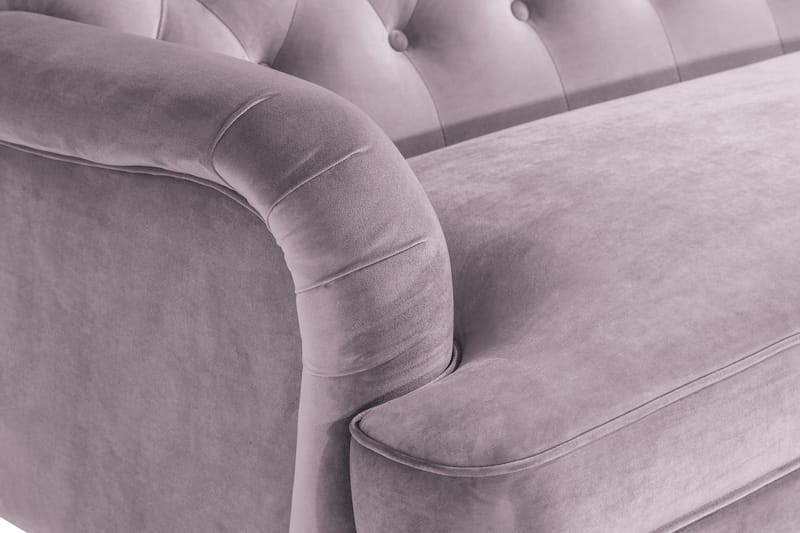 Howard Riviera 3-seters Svingt Fløyelssofa - Lilla - Møbler - Sofaer - Howard sofa